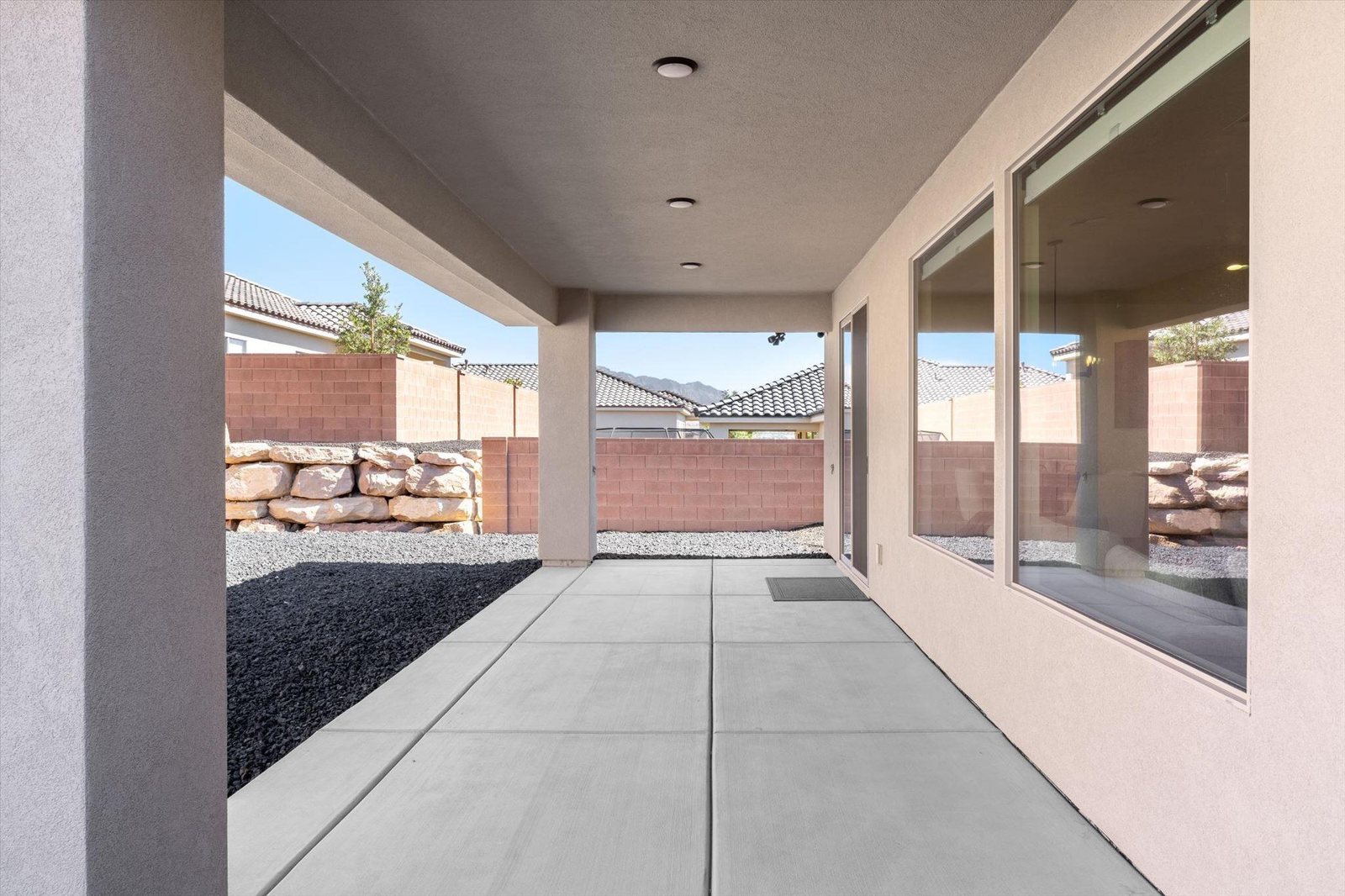 Covered patio living — 460 S Bracciano Dr, St. George, UT 84770